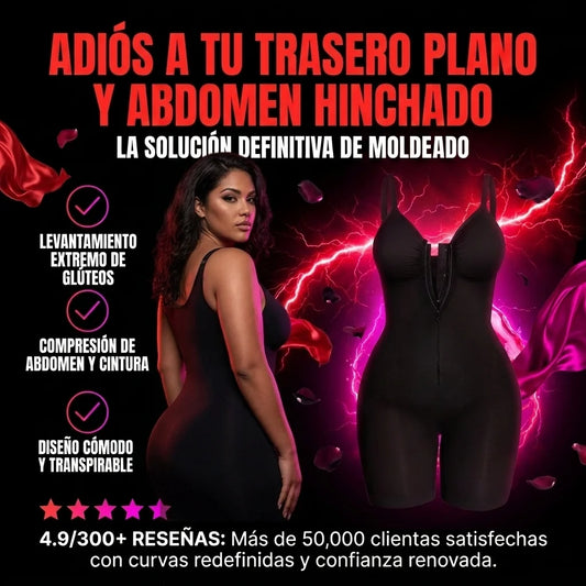 Body Moldeador Levanta Cola y Busto De Alta Compresión
